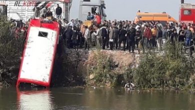 مصرع 19 شخصا جراء سقوط حافلة في مجرى مائي بمصر 4